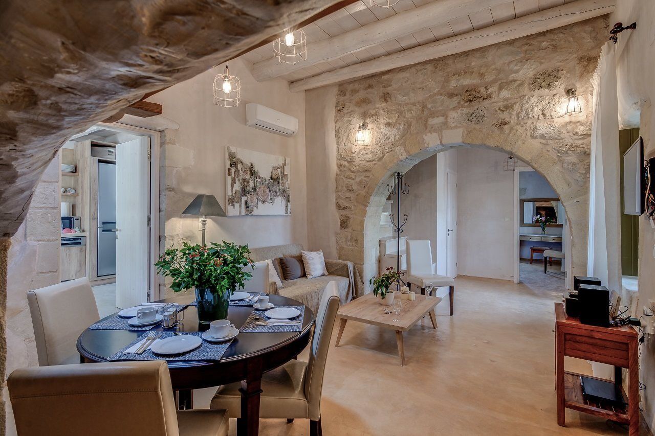 Traditional Stonebuilt Villa Leonanto, Only 5 Km From A Sandy Beach Kastellos Bagian luar foto
